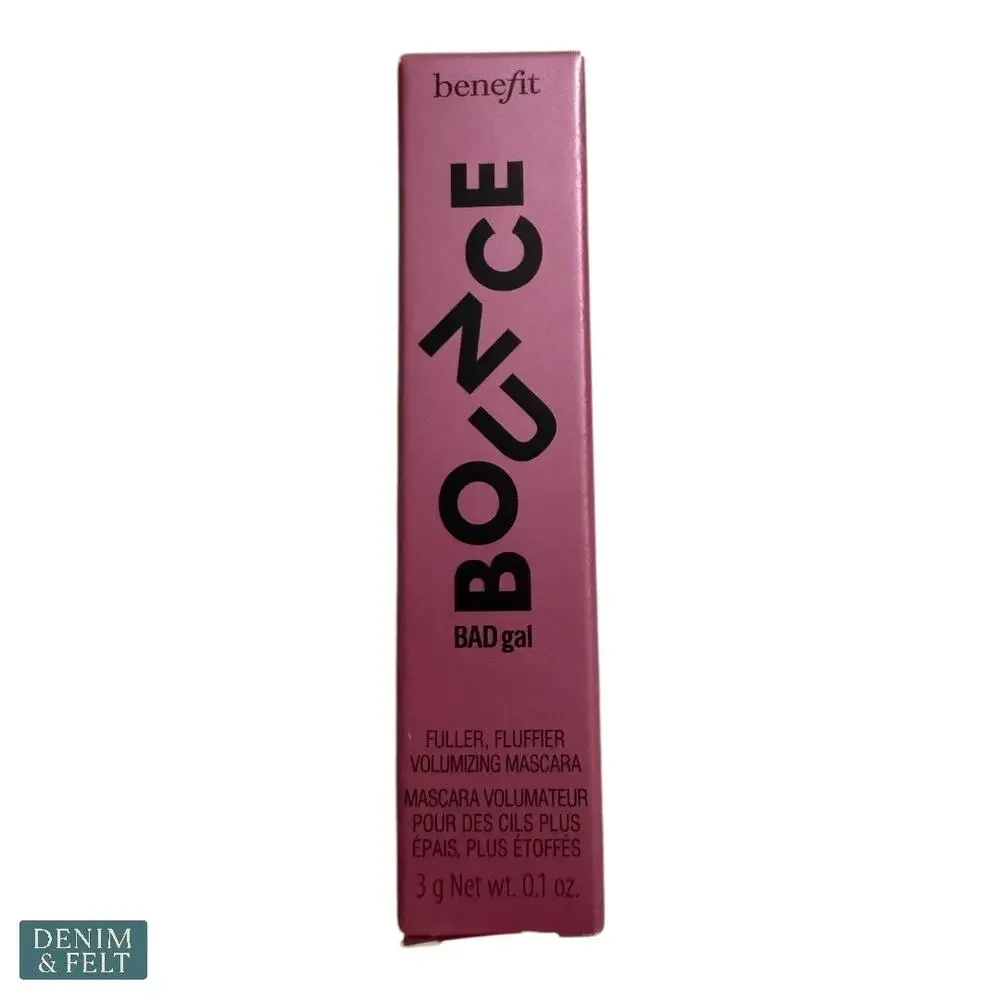 NEW Benefit BADgal BOUNCE Volumizing Mascara Pump’d Up‎ Black Mini Fuller Lashes